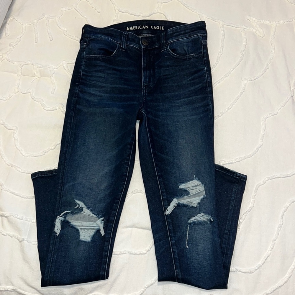 American Eagle Dark Wash Skinny Jeans